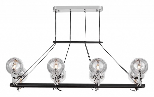 Подвесная люстра LUMINA DECO MARSEO LDP 9110-8-PR BK+CHR в Нижнем Новгороде