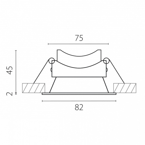 Рамка на 1 светильник Lightstar Piano 12907 в Нижнем Новгороде фото 2