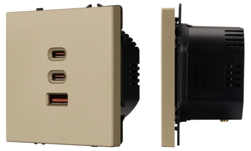 Механизм розетки 2хUSB type A и C Arlight NOBE 061836 в Нижнем Новгороде