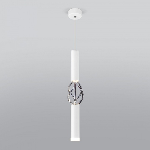 Подвесной светильник Eurosvet Lance 50191/1 LED белый/хром в Нижнем Новгороде фото 5