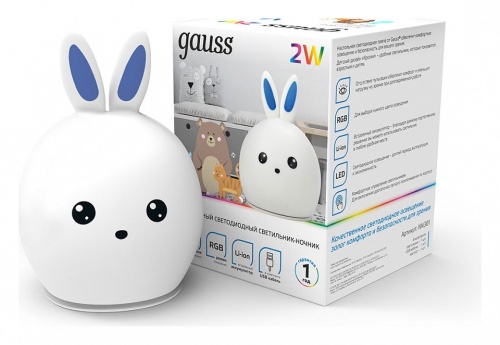 Настольная лампа-ночник Gauss Кролик NN301 в Нижнем Новгороде фото 5