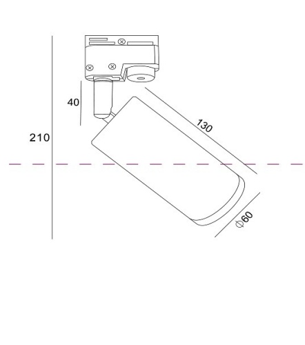 Светильник на штанге Maytoni Focus TR004-1-GU10-MG в Дзержинске фото 3