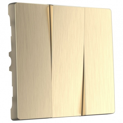 Клавиши для выключателя трехклавишного Werkel шампань рифленый W1139010 в Нижнем Новгороде