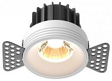 Встраиваемый светильник Maytoni Round DL058-12W2.7K-TRS-W в Магадане