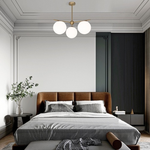 Люстра на штанге Eurosvet Marbella 60147/3 латунь в Нижнем Новгороде фото 3