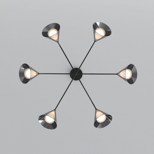 Подвесная люстра Eurosvet Enigma 70161/6 черный в Нижнем Новгороде фото 7