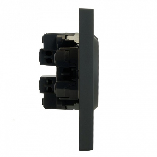 Розетка двойная без заземления и со шторкой Stekker Эмили 49851 в Нижнем Новгороде фото 6