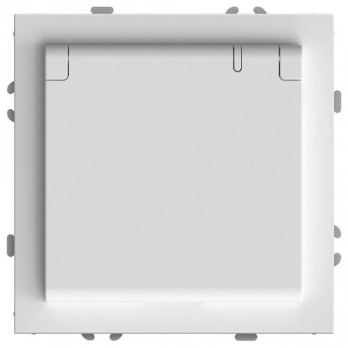 Розетка с заземлением и со шторкой, с крышкой Stekker Эмили 49878 в Нижнем Новгороде