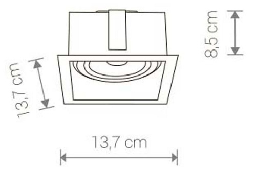 Встраиваемый светильник Nowodvorski Mod 9417 в Нижнем Новгороде фото 4
