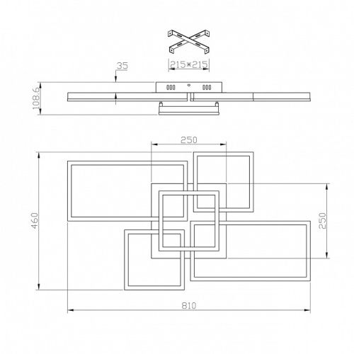 Потолочная люстра Escada Arcade 10225/5LED в Дудинке фото 6