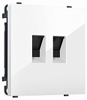 Розетка двойная Ethernet RJ-45 и со шторками, без рамки Ambrella Volt MS MS112110 в Нижнем Новгороде