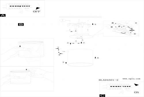 Накладной светильник Eglo Polasso 94502 в Нижнем Новгороде фото 2