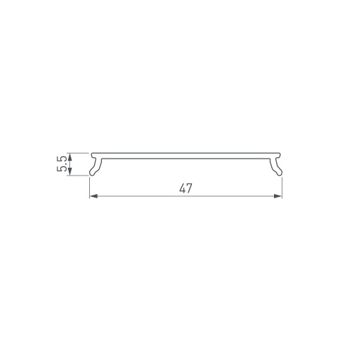 Экран LINE-5050-DUAL-2000 OPAL (Arlight, Пластик) в Лукоянове фото 3