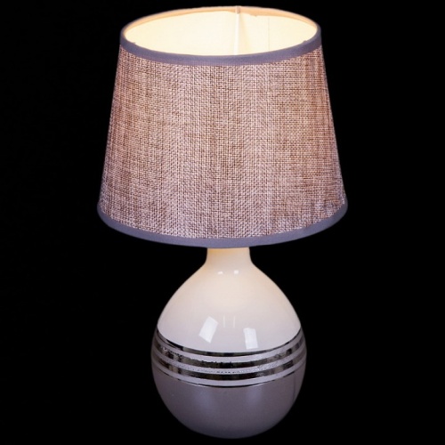 Настольная лампа декоративная 01934 01934-0.7-01 WH GY SL в Нижнем Новгороде фото 2