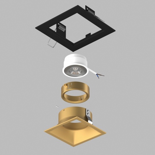 Встраиваемый светильник Lightstar Domino D51703GMOD в Нижнем Новгороде фото 2