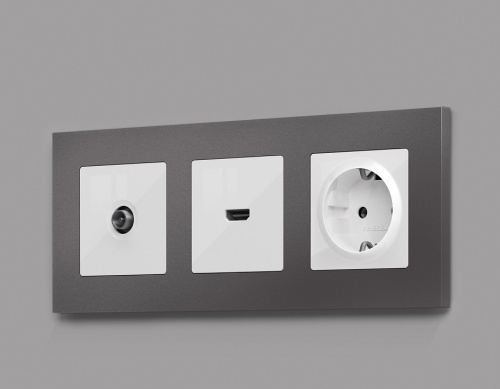 Накладка для розетки HDMI Ambrella Volt ALFA AP1140 в Нижнем Новгороде фото 2