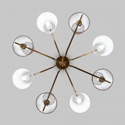 Люстра на штанге Eurosvet Ozark 60149/8 латунь в Нижнем Новгороде фото 5