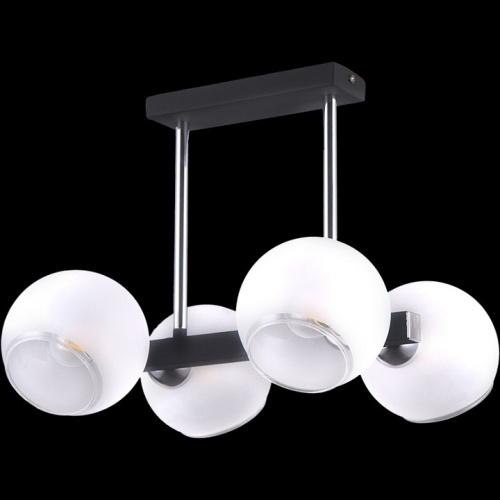 Люстра на штанге ILLUMICO  IL9559-4PSQ-79 CR BK в Нижнем Новгороде