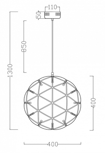 Подвесной светильник Freya Amber FR5099PL-L21CH в Нижнем Новгороде фото 2