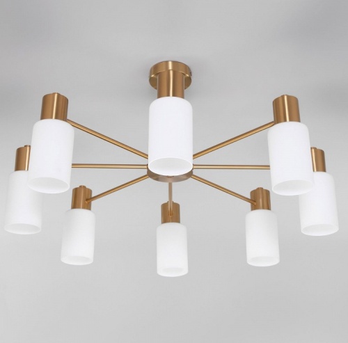 Люстра на штанге Eurosvet Vegga 70160/8 латунь в Нижнем Новгороде фото 3