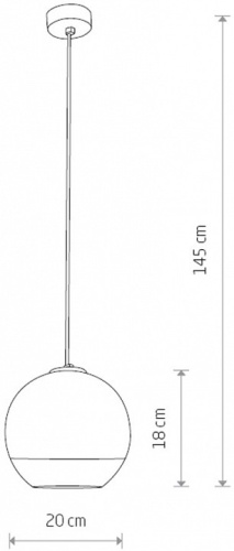 Подвесной светильник Nowodvorski Globe PLus S 7605 в Заречном фото 2