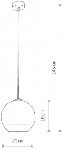 Подвесной светильник Nowodvorski Globe PLus S 7605 в Радужном фото 2