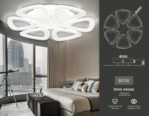 Потолочная люстра Ambrella Light FA FA4518 в Нижнем Новгороде фото 4