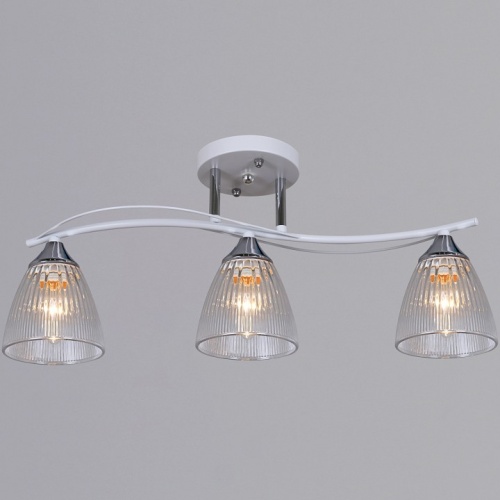 Люстра на штанге  87360-0.3-03 WH+CR в Нижнем Новгороде