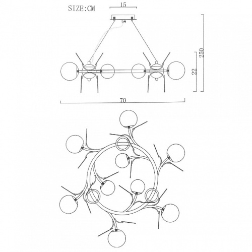 Подвесная люстра Imperiumloft MATISSE MATISSE-R01 в Нижнем Новгороде фото 3