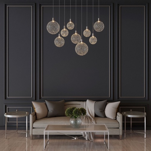 Подвесной светильник Eurosvet Gemini 90353/9 хром в Нижнем Новгороде фото 3