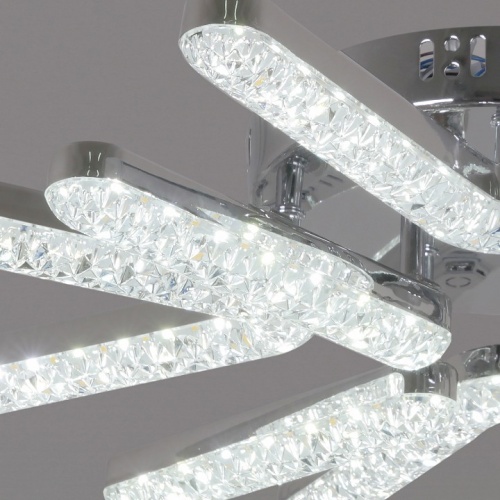 Люстра на штанге  13190-0.3-4+4 CR в Нижнем Новгороде фото 2