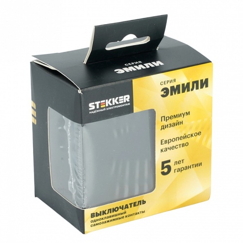 Выключатель одноклавишный без рамки Stekker Эмили 50246 в Нижнем Новгороде фото 7