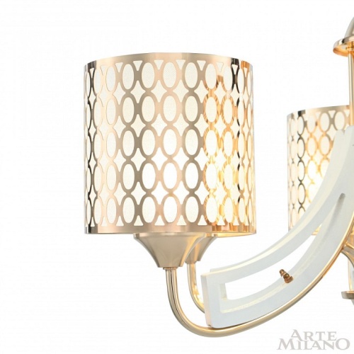 Подвесная люстра Arte Milano Florentia-3387 303387/6 Wh/Gd в Нижнем Новгороде фото 2