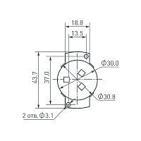 Флэш-модуль SOLEX-DMX-D30-3LED-12V RGB с держателем (Arlight, Герметичный) в Нижнем Новгороде