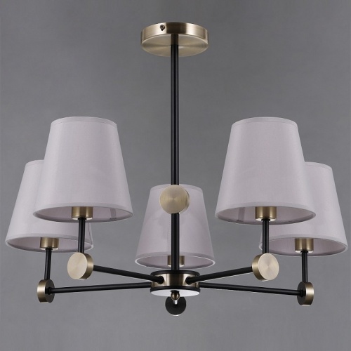 Люстра на штанге ILLUMICO CASTOR IL0394-5CSQ-24 BK AB CASTOR в Нижнем Новгороде фото 4