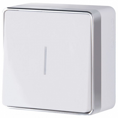 Выключатель одноклавишный с подсветкой Werkel Gallant (белая) W5010101 в Нижнем Новгороде