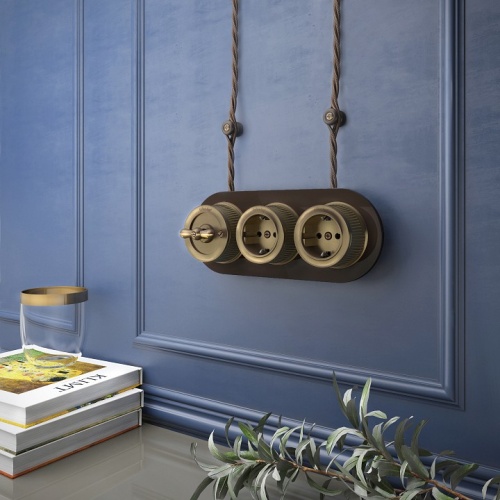 Выключатель одноклавишный без рамки Werkel Ретро (бронза) W5712012 в Нижнем Новгороде фото 10