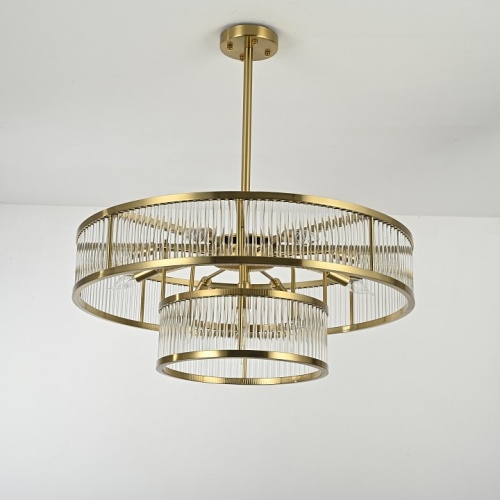 Люстра на штанге Imperiumloft RH Marais Round Chandelier D80 40,2668 в Нижнем Новгороде фото 3