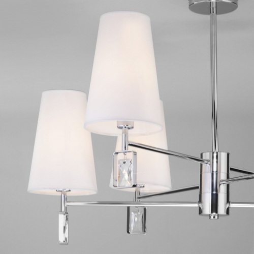 Люстра на штанге Eurosvet Milazzo 60137/6 хром в Нижнем Новгороде фото 2