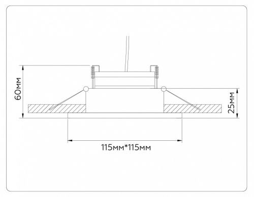 Встраиваемый светильник Ambrella Light TN TN52337 в Нижнем Новгороде фото 7