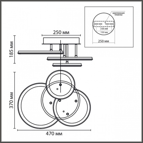 Накладной светильник Lumion LEDIO 8380/60CL в Нижнем Новгороде фото 4