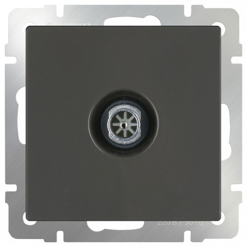 ТВ-розетка оконечная без рамки Werkel Серо-коричневый WL07-TV в Нижнем Новгороде