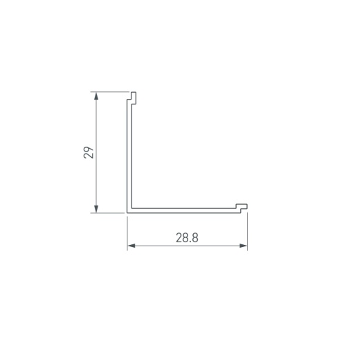 Экран SL-KANT-H30 SQUARE OPAL (Arlight, Пластик) в Брянске