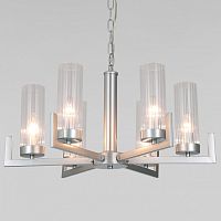 Подвесная люстра Eurosvet Arganie 60133/6 серебро в Нижнем Новгороде