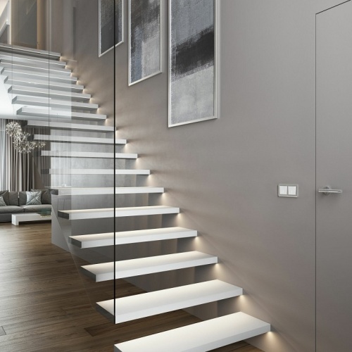 Выключатель одноклавишный с подсветкой без рамки Werkel белый матовый W1110161 в Нижнем Новгороде фото 3