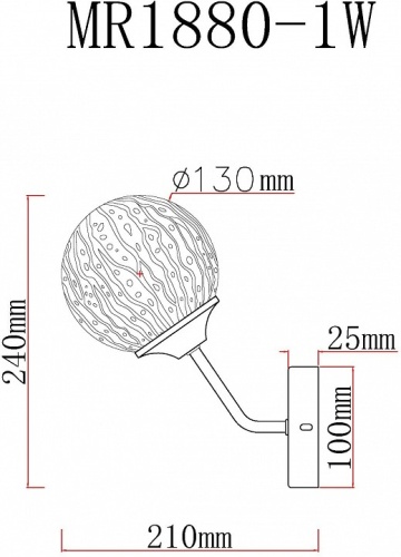 Бра MyFar Camilla MR1880-1W в Нижнем Новгороде фото 2