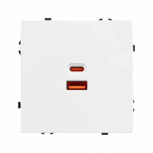 Розетка 2хUSB type A и C без рамки Arlight NOBE 054316(1) в Нижнем Новгороде фото 3