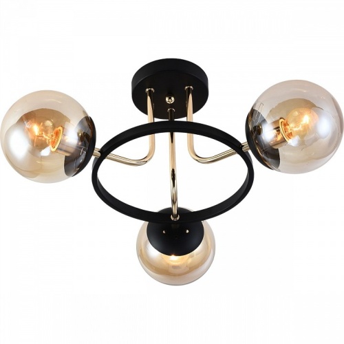 Люстра на штанге 01344-0.3-03 BK+FGD в Нижнем Новгороде фото 4