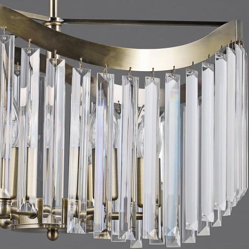 Подвесная люстра ILLUMICO IL3475 IL3475-6PSQ-25AB ELITE в Нижнем Новгороде фото 2