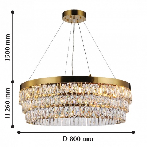 Подвесная люстра Favourite Magnitudo 2206-16P в Нижнем Новгороде фото 5